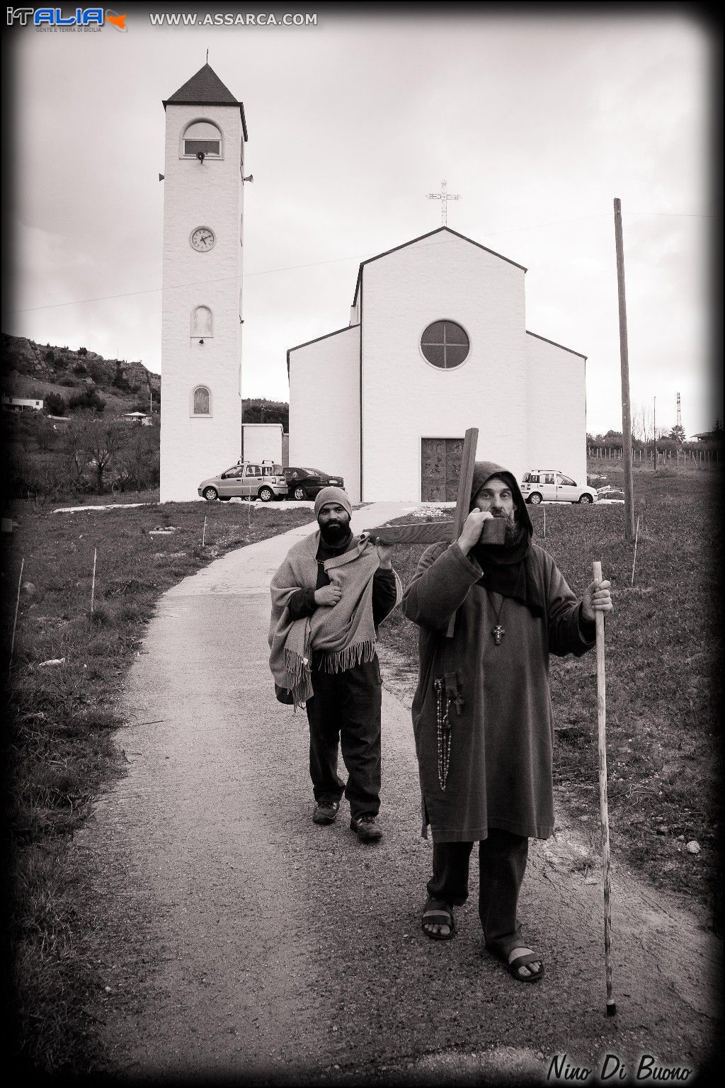 Biagio Conte visita la Chiesa Chianchitelli