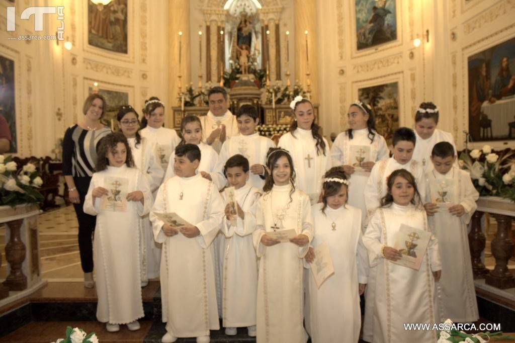 Prima comunione,14 Maggio 2017,chiesa  Maria SS. delle Grazie.