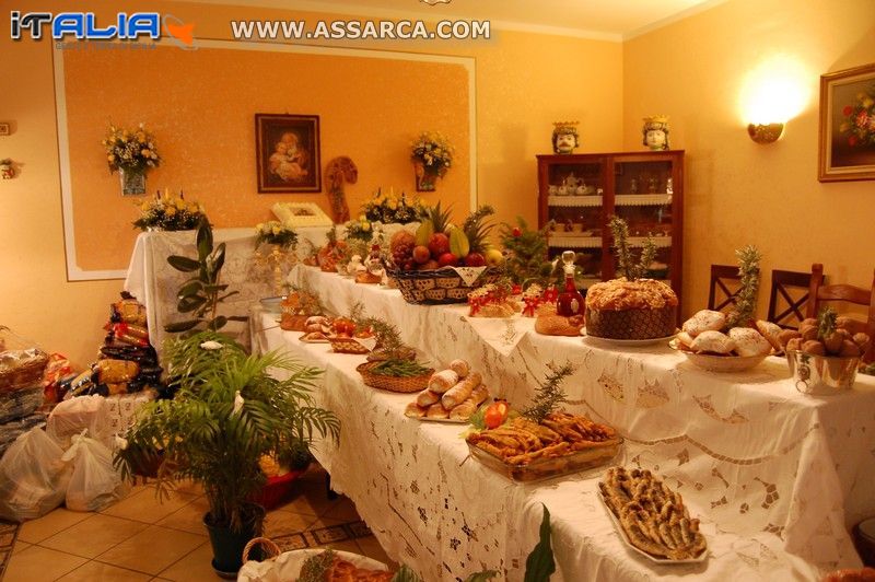 Tavolata di San Giuseppe di Giuseppina Di Piazza ,Via Tenente Miceli.