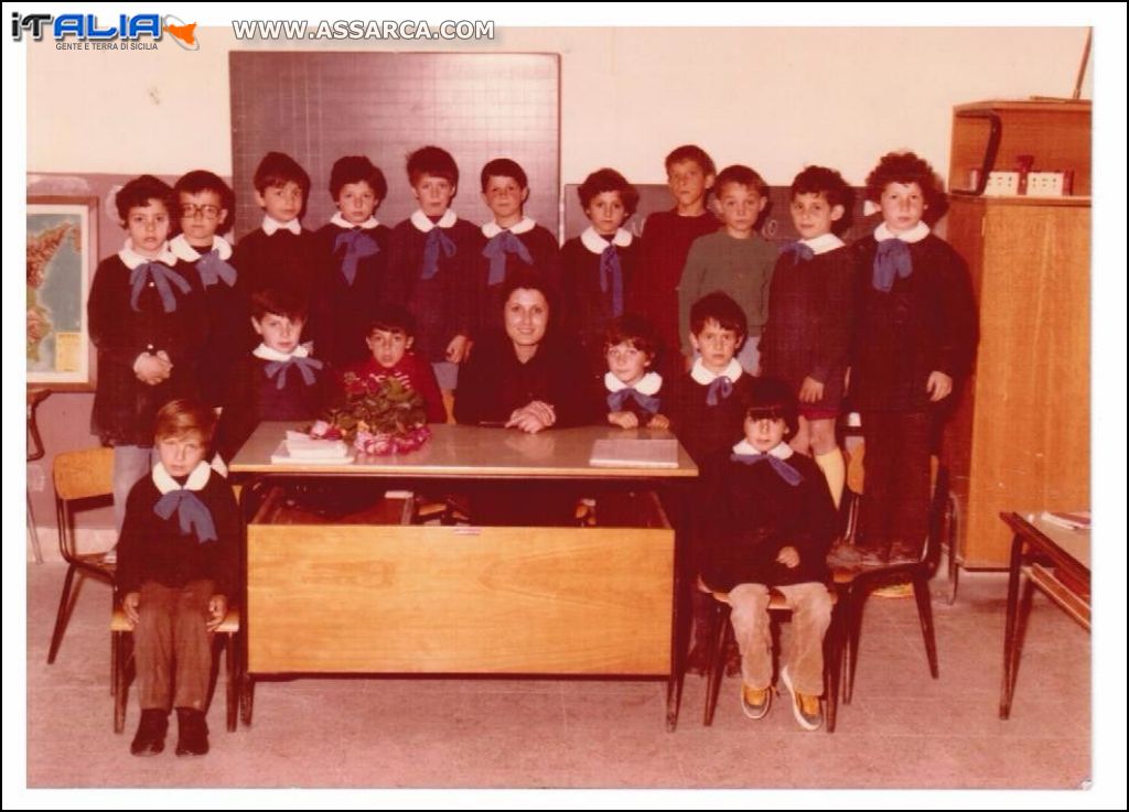 Anno scolastico 74/75, Maestra Carla Vella,