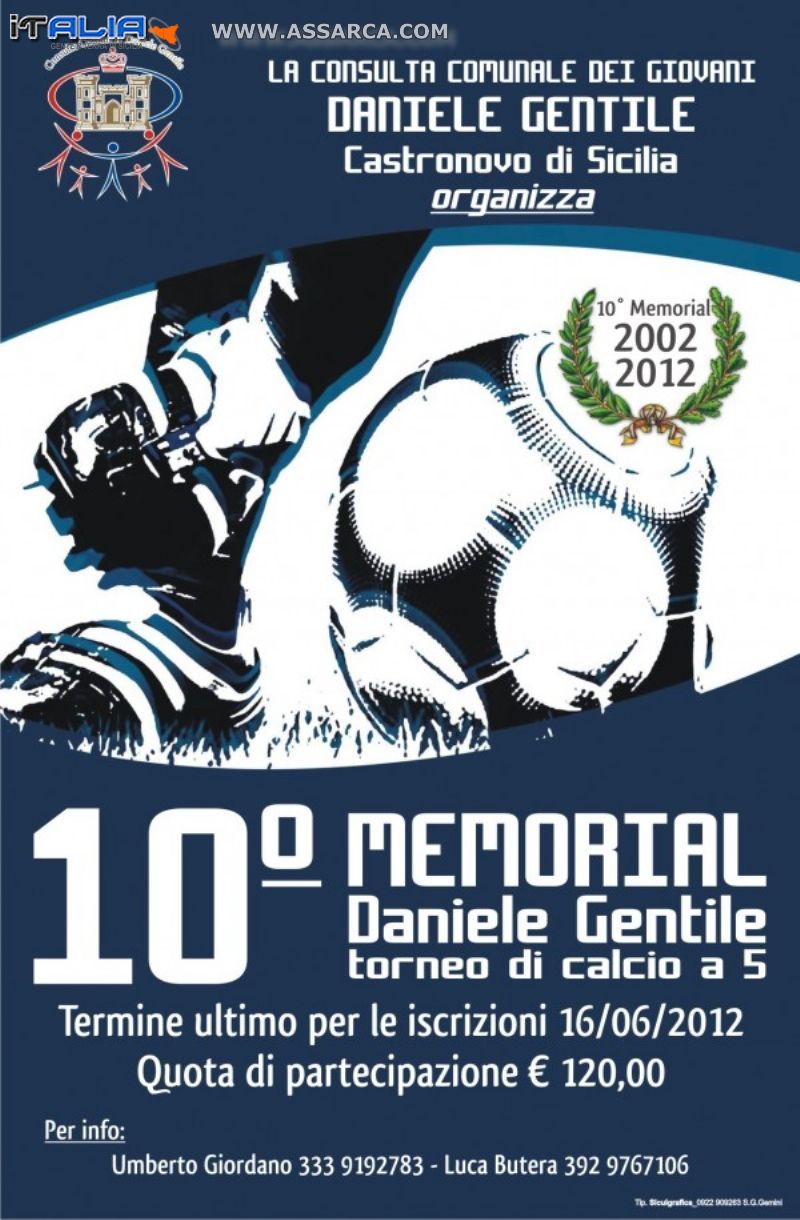 10 MEMORIAL DANIELE GENTILE