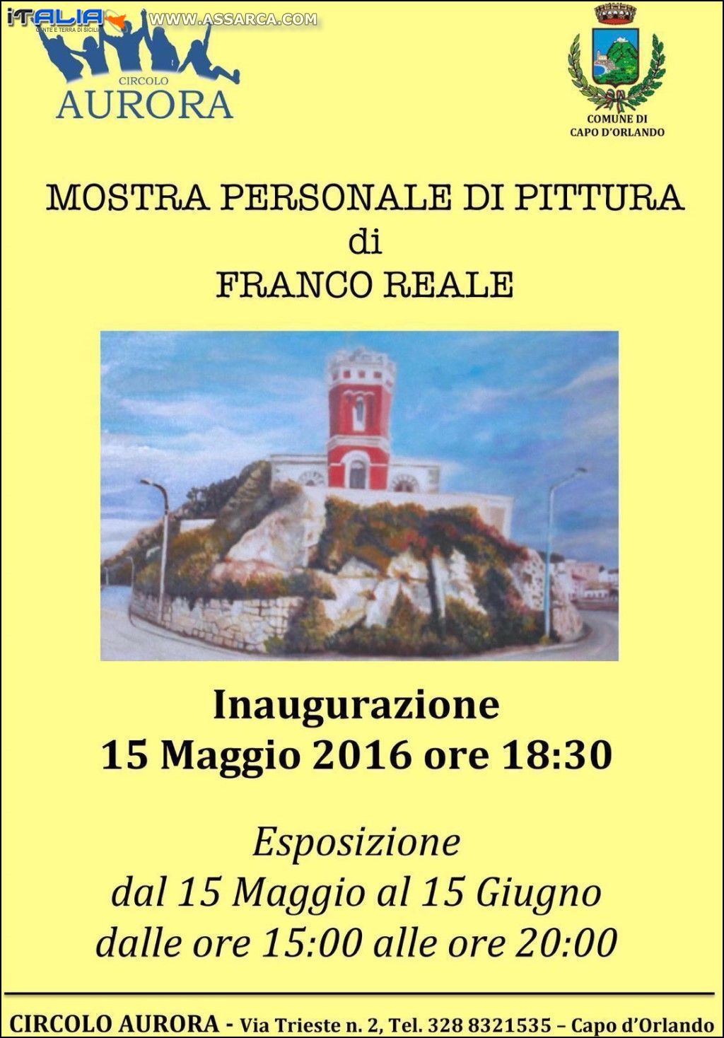 MOSTRA PERSONALE DI PITTURA DI FRANCO REALE