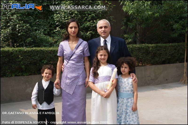 Dr.Gaetano Blanda e Famiglia