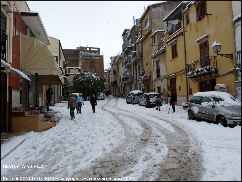 Nevicata ad Alia