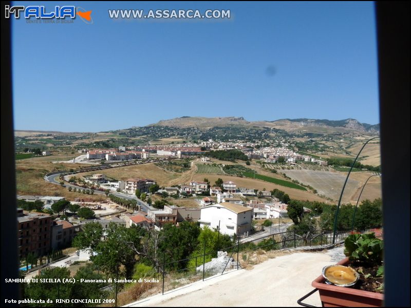 Panorama di Sambuca di Sicilia