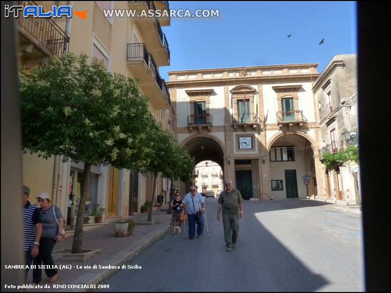 LE VIE DI SAMBUCA DI SICILIA