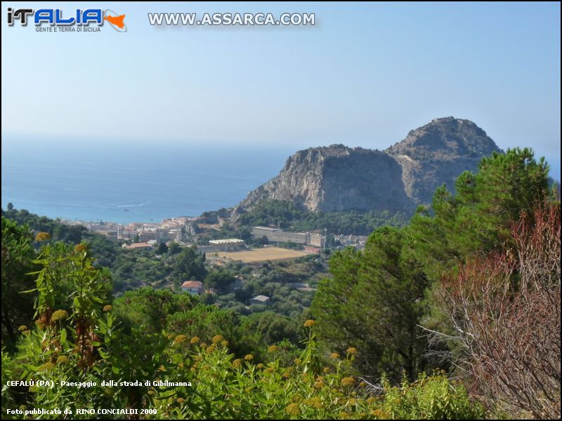 Paesaggio  dalla strada di Gibilmanna