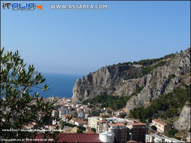 Paesaggio  dalla strada di Gibilmanna