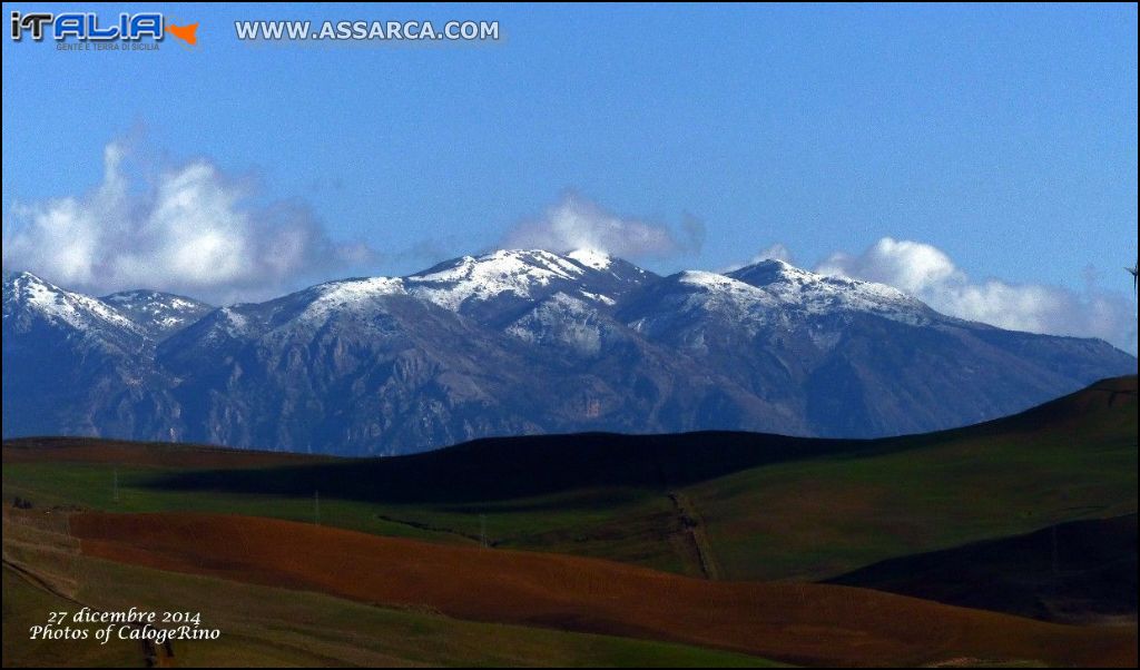 Le Madonie innevate.