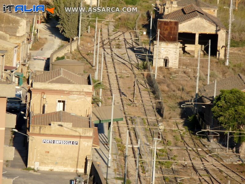 La stazione di Porto Empedocle