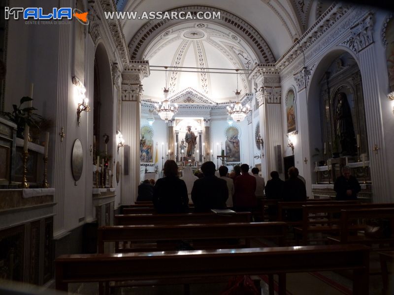 Interno della Chiesa del Patriarca San Giuseppe