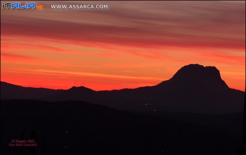 Tramonto di primavera.