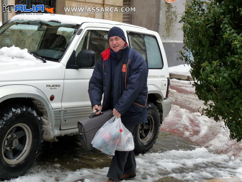 Nevica ... corsa alle provviste