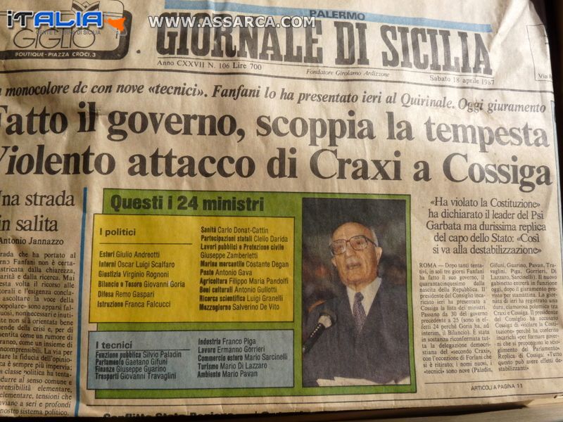 Accadde il  18 aprile 1987