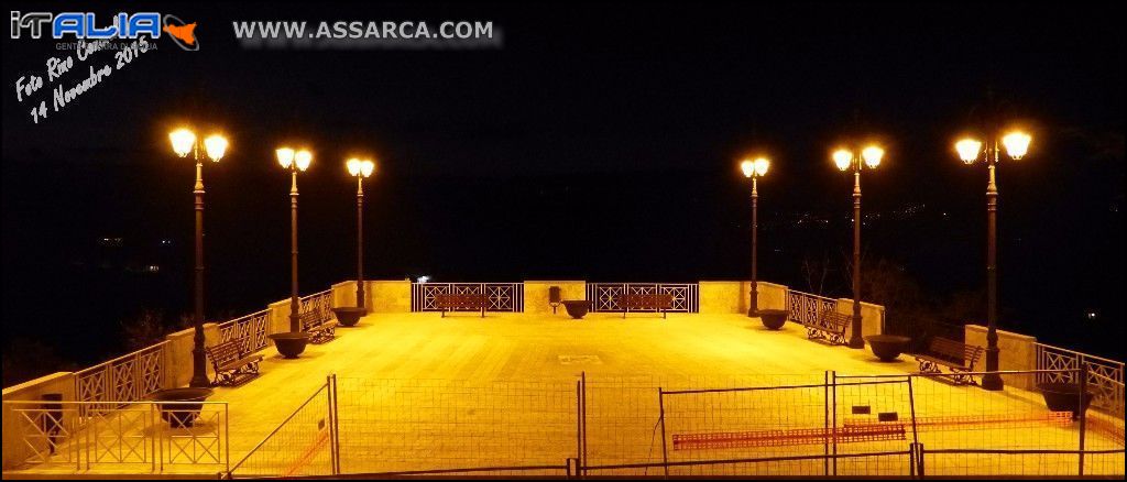 Pronta la terrazza del Belvedere di Via Palermo