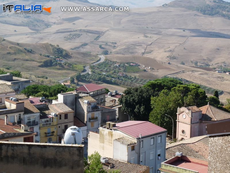 Veduta dall`alto del quartiere Santa Rosalia