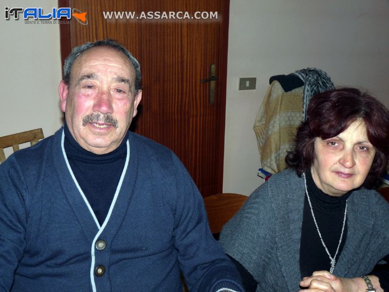 I coniugi  Odetta e Vito Vicari