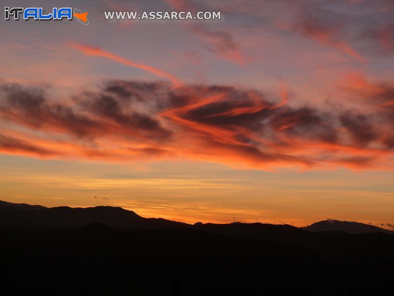 Tramonto del I di febbraio 2013