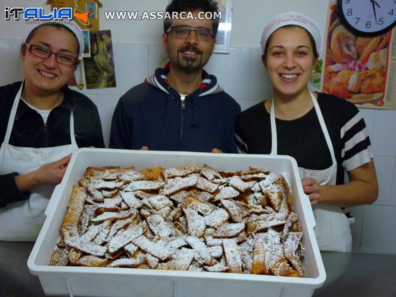 Dolci tipici del Carnevale.