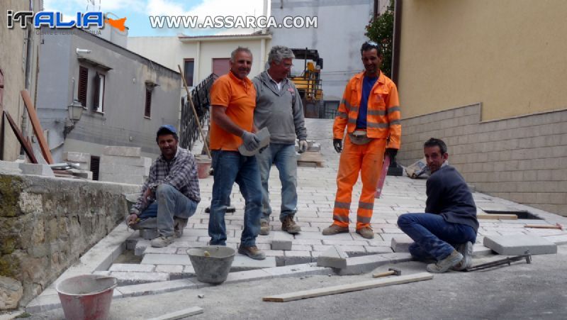 In fase di completamento i lavori in Via Croce di Pietra