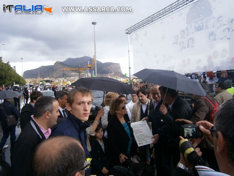 La protezione Civile di Bivona presente alla commemorazione di Giovanni Falcone