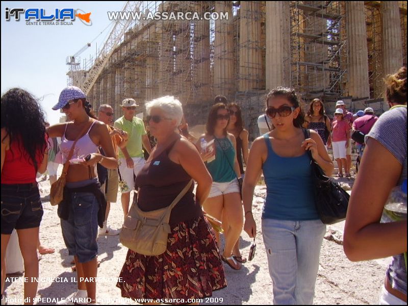 Atene in Grecia il Partenone.