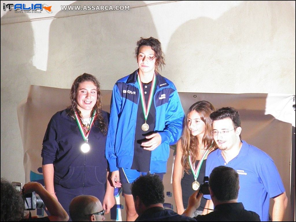 Katia Minnuto, partecipazione campionato regionale di nuoto svolto a Favara.
