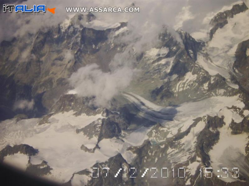 le alpi viste dall`aereo 3