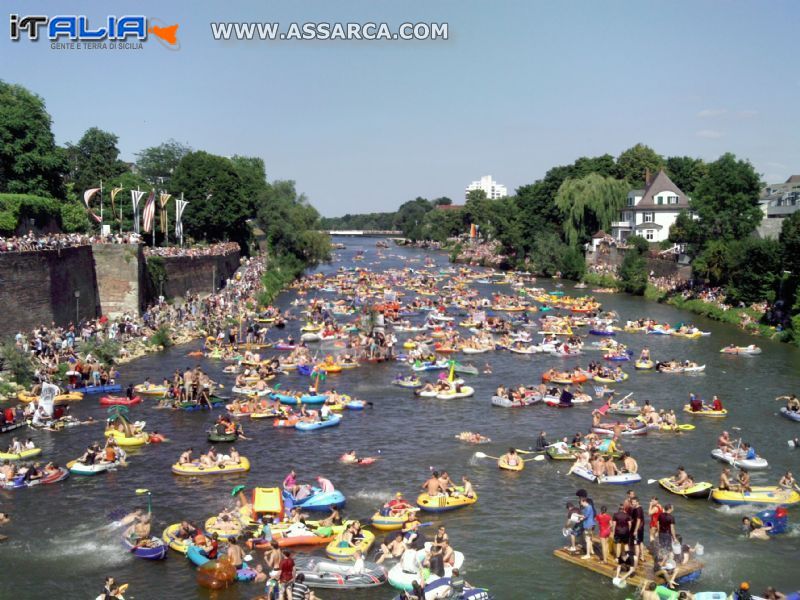 Festa  sul Danubbio ad Ulm Germania