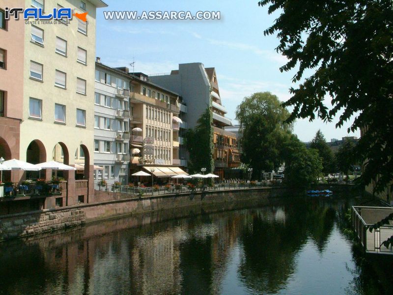 Pforzheim bagnata dal fiume Enz