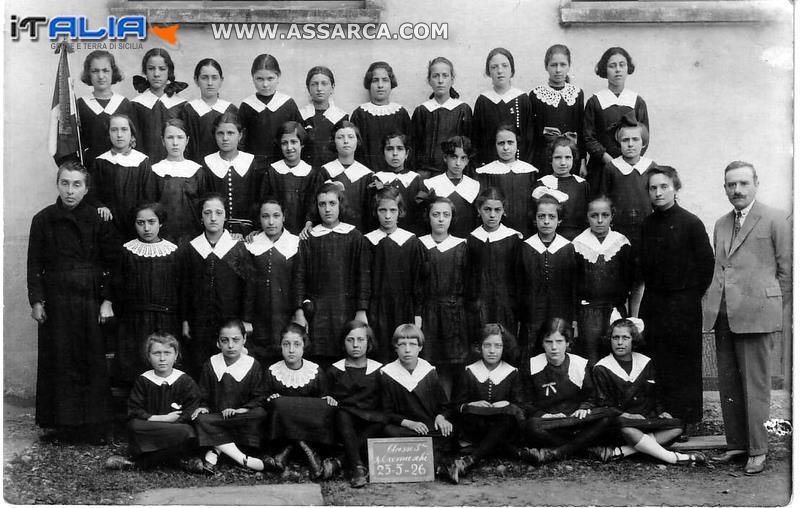 Classe 5^  Elementare  25 Maggio 1926