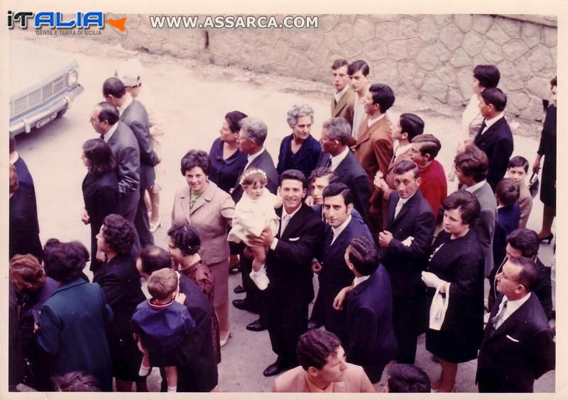 Corteo nuziale  anno 1968