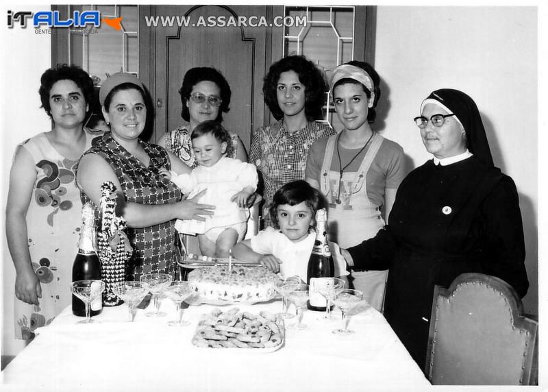 Il 1? compleanno di Sandra - 29 Agosto 1973