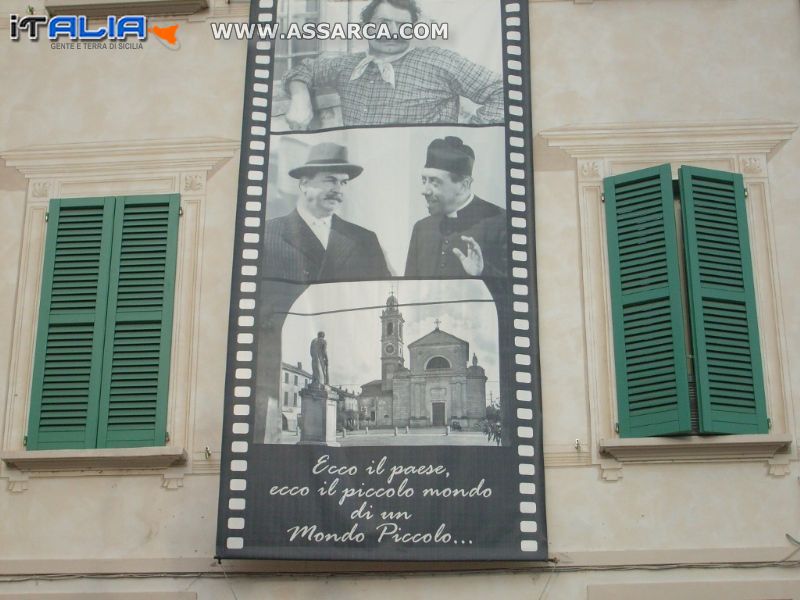 Foto di Brescello R.E  Paese  del famoso film - Don Camillo e Peppone