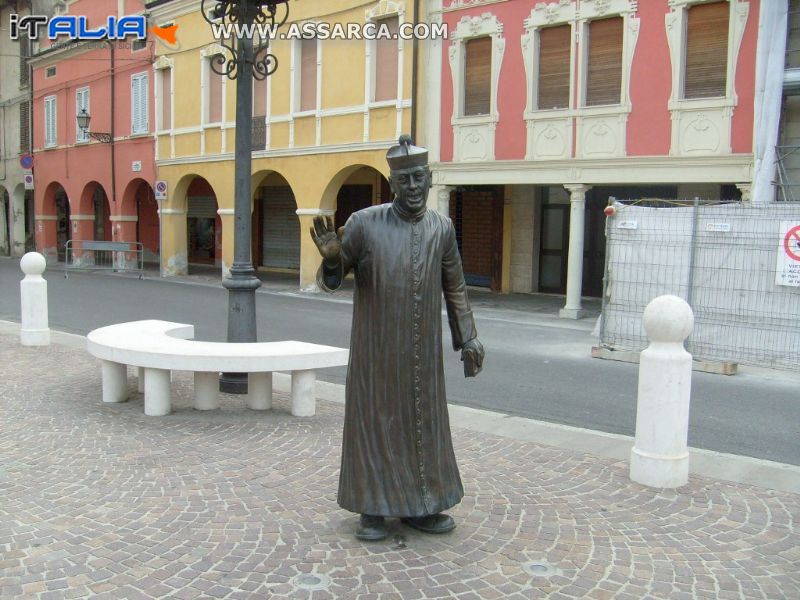 Foto di Brescello R.E  Paese  del famoso film - Don Camillo e Peppone