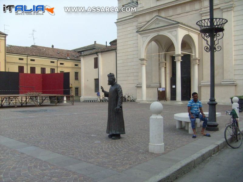 Foto di Brescello R.E  Paese  del famoso film - Don Camillo e Peppone