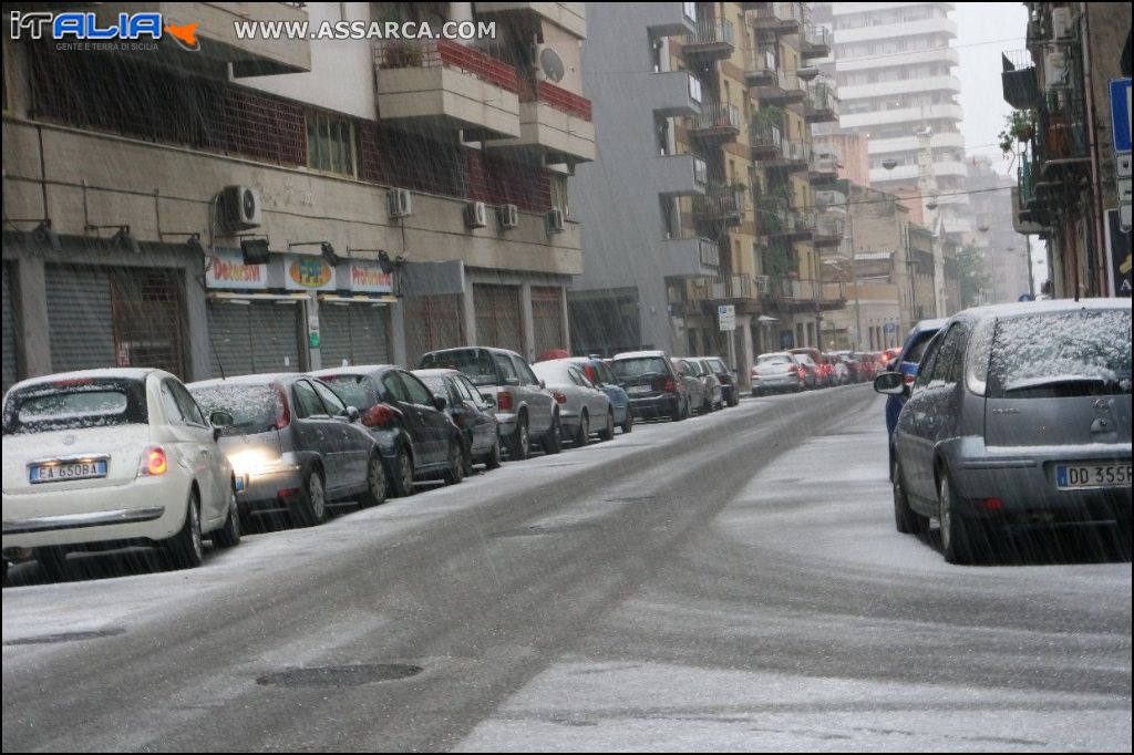 Neve a Palermo