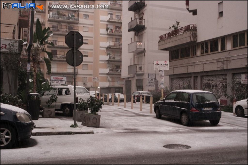 Neve a Palermo