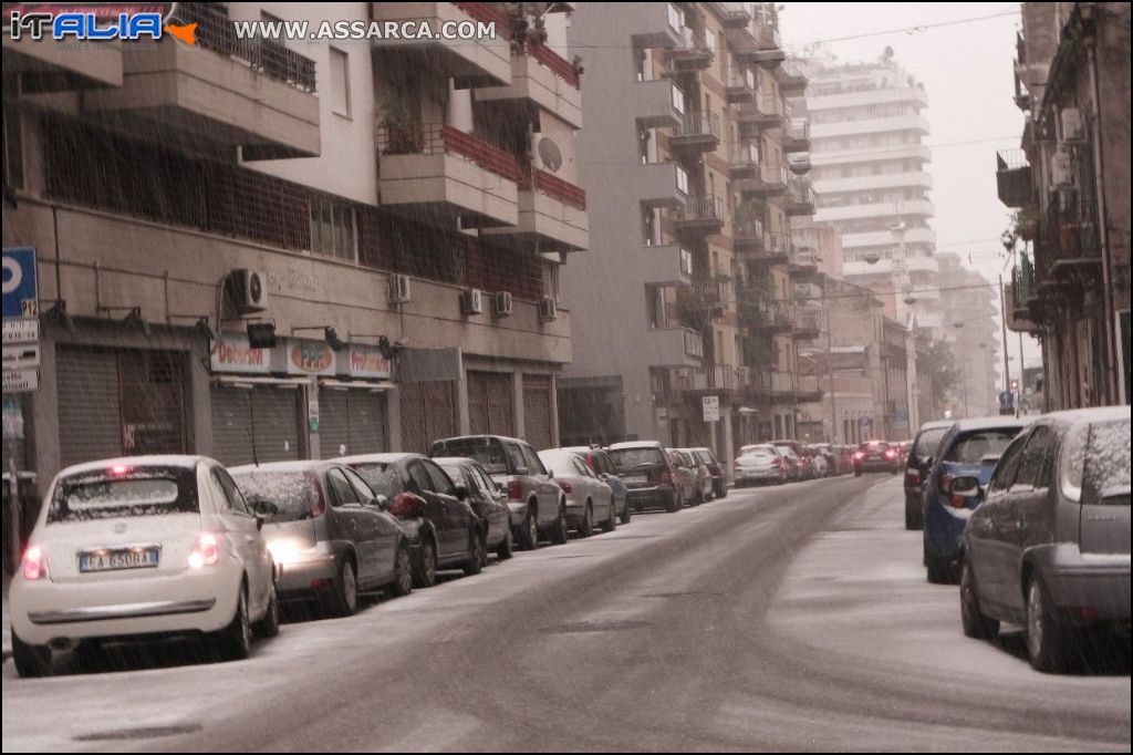 Neve a Palermo