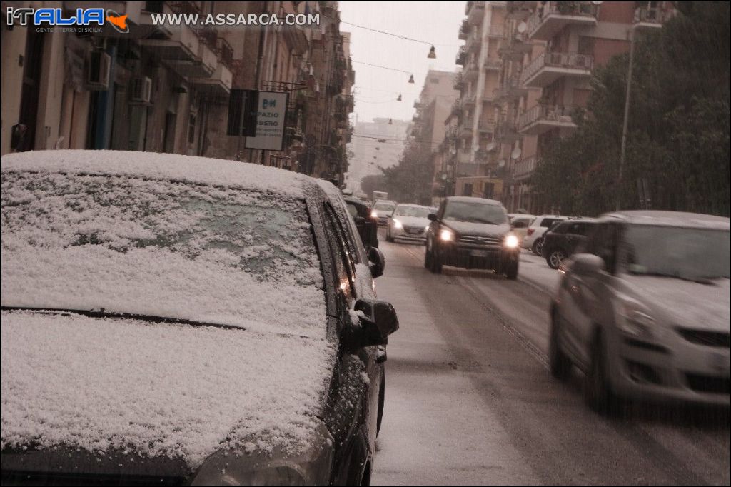 Neve a Palermo