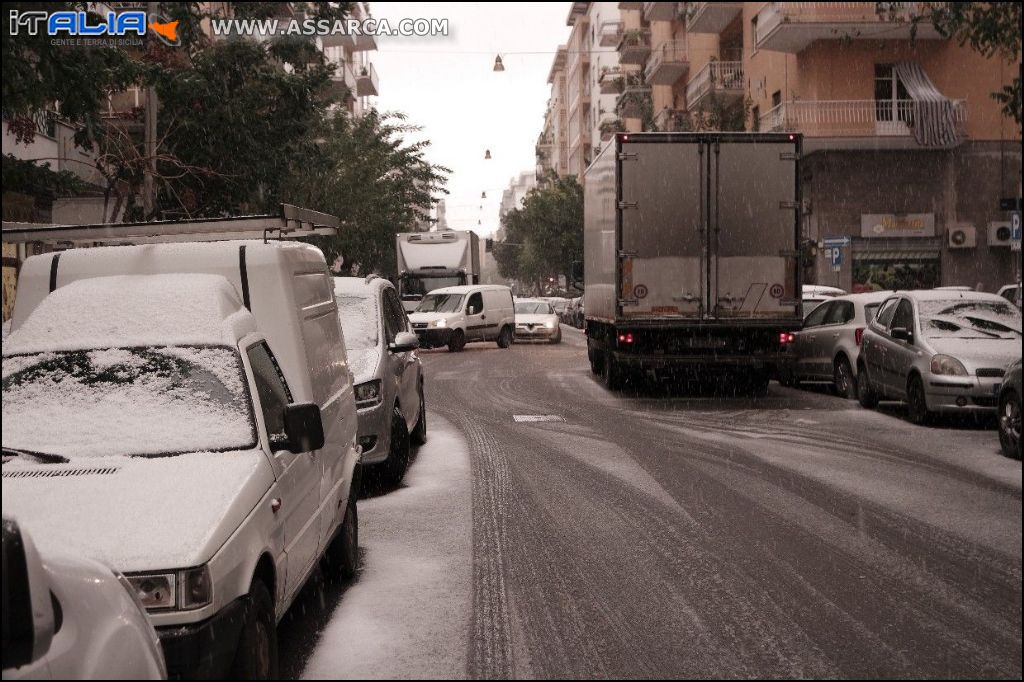 Neve a Palermo