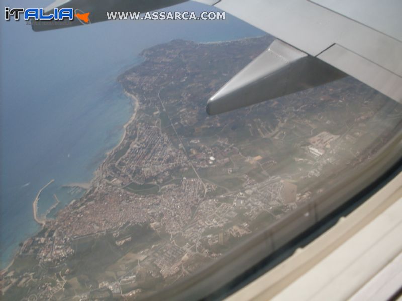Le coste della Sicilia dall`alto