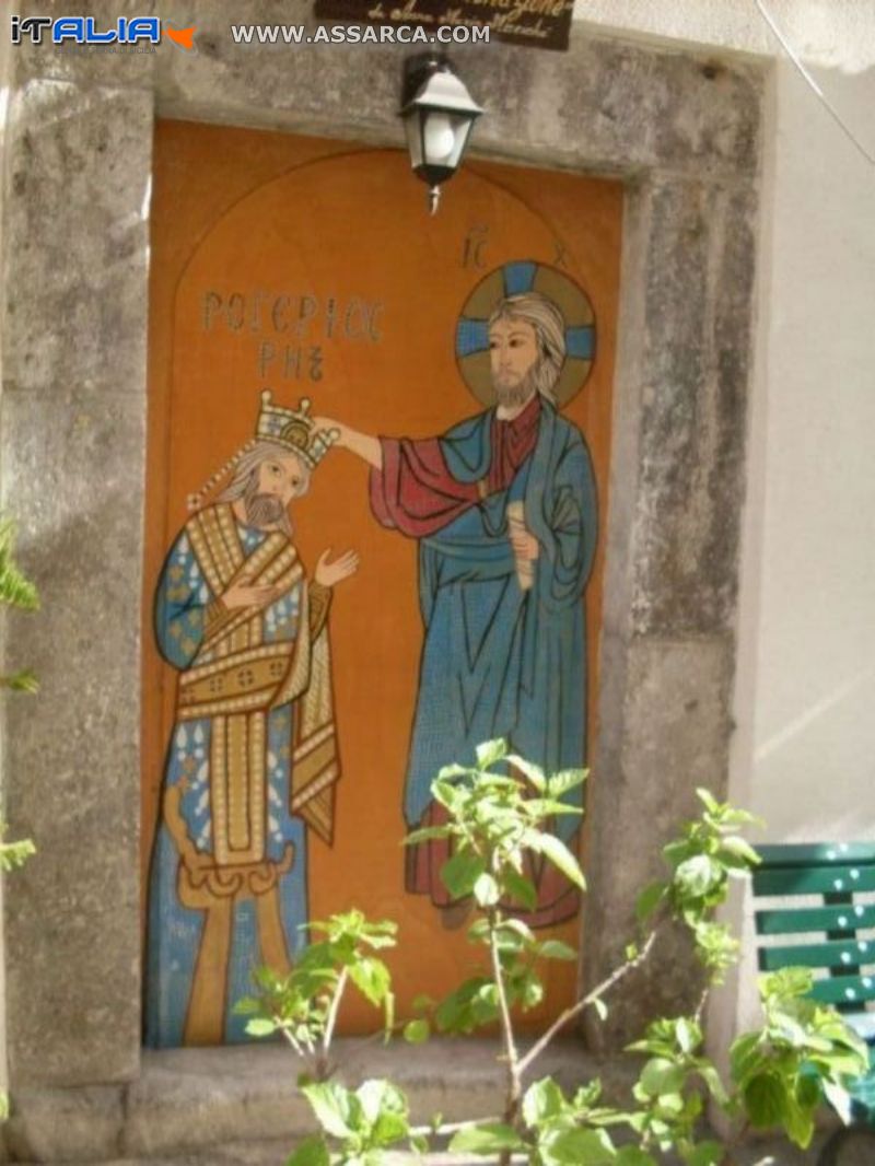 Affresco in una via di Cefalù