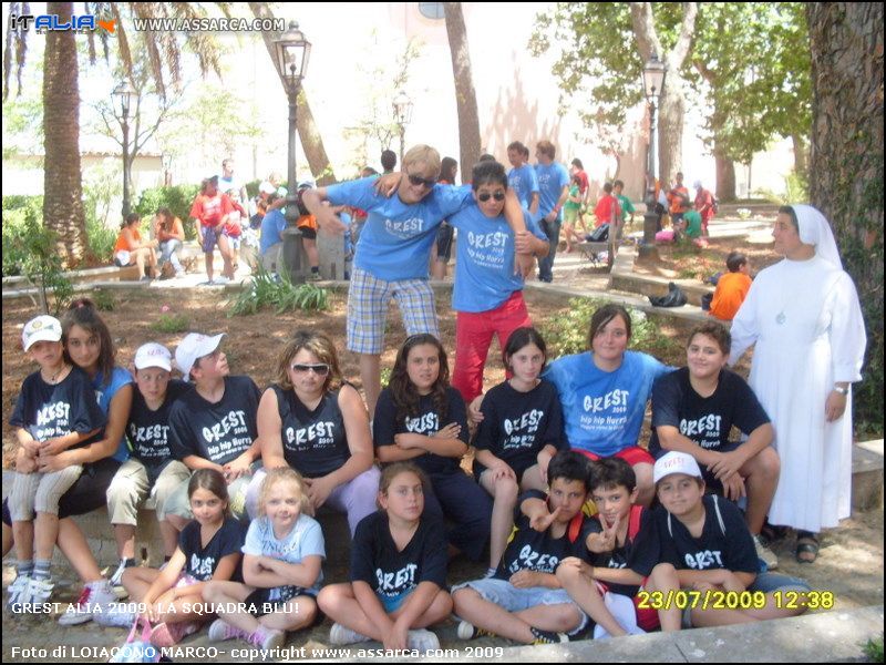 Grest Alia 2009. LA SQUADRA BLU!