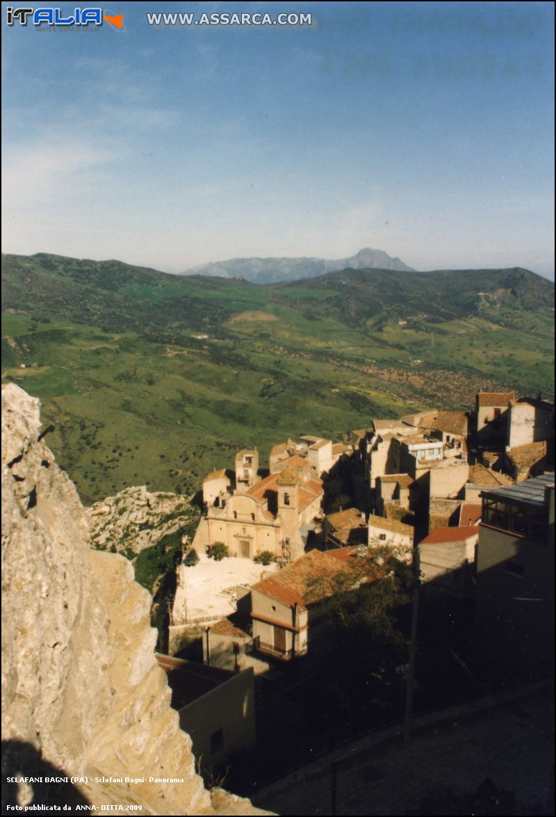 Sclafani Bagni- Panorama