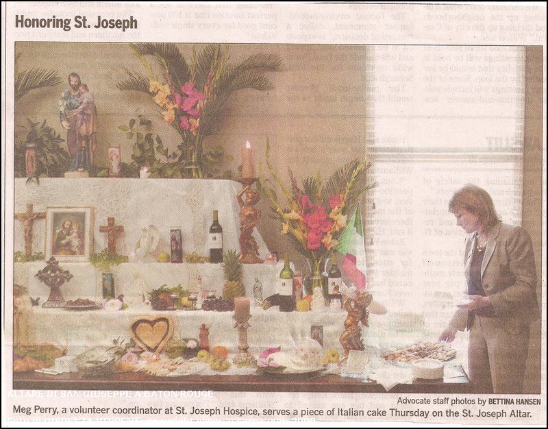 Altare di San Giuseppe a Baton Rouge