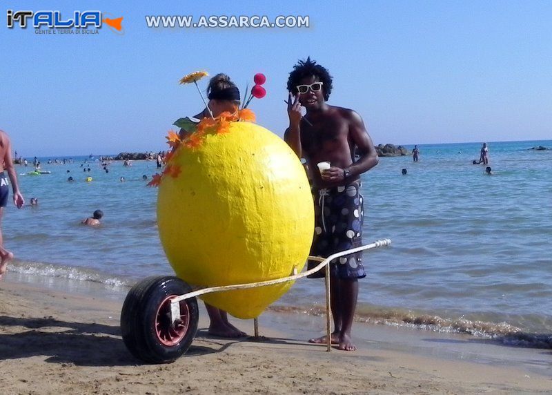 Granita in spiaggia