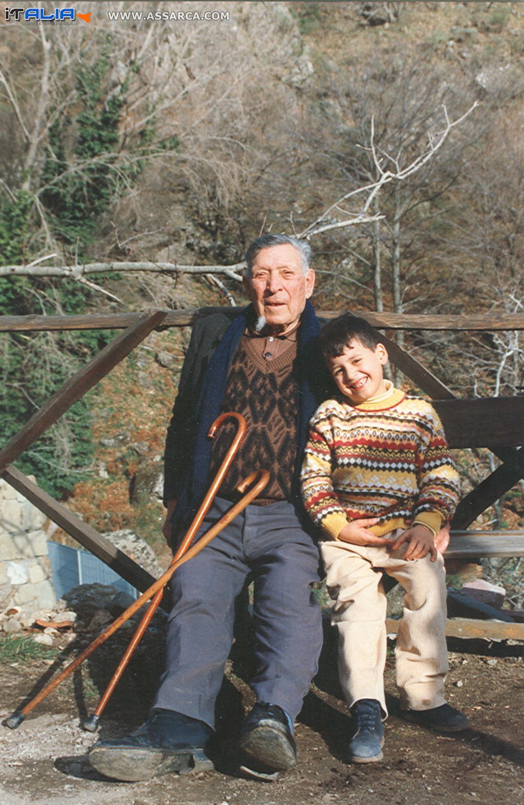 Nonno Vincenzo con Ignazio