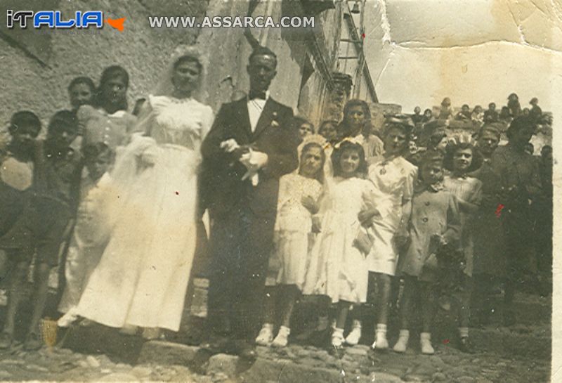 Il matrimonio di Ignazio e Marietta -  Malvagna 04/07/1942
