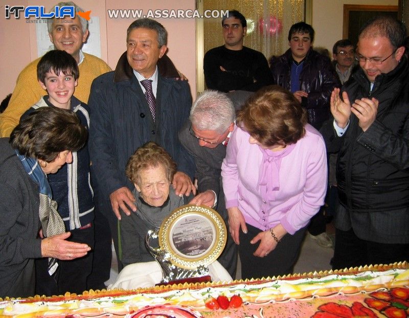 I cento anni di nonna Filomena Carò Mangano